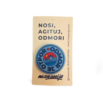 bedž odmor je otpor, plava, manonija 