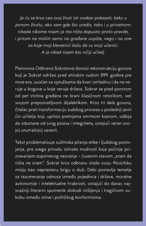 odbrana sokratova platon