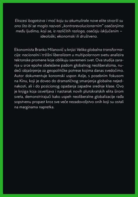 velika globalna transformacija branko milanović
