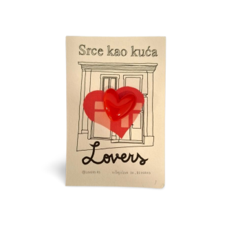pin lovers srce kao kuća 