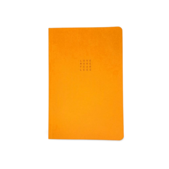 notes samo nežno prema sebi oranž 